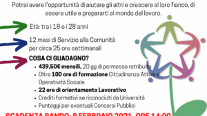 SERVIZIO CIVILE UNIVERSALE BANDO 2020-2021 Stiamo cercando (numero posti) ragazze e ragazzi tra i 18 e i 28 anni da inserire nel progetto di Servizio Civile (titolo progetto) della UILDM (sezione di …